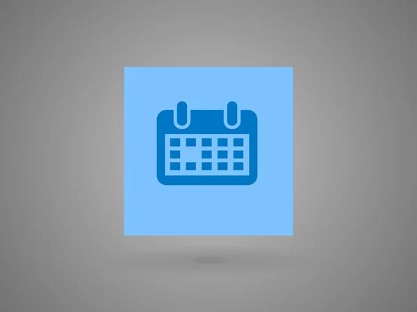 Icono plano del calendario — Vector de stock