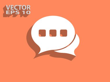 Düz Simge iletişim