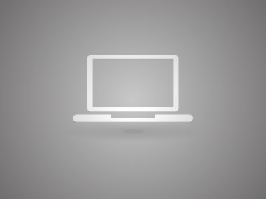 dizüstü düz simgesi