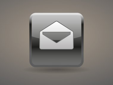 Mektubun düz simgesi