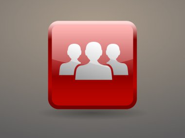 Takım çalışması, düz simgesi