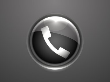 düz bir telefon simgesi