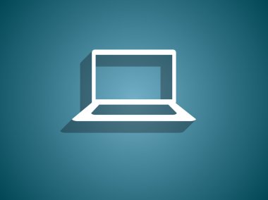 dizüstü düz simgesi