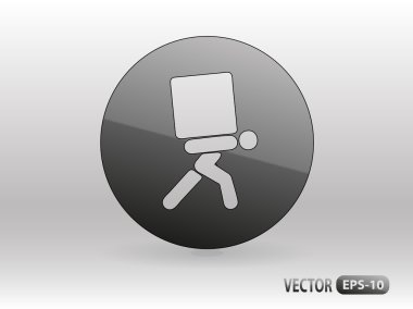 Varış düz simgesi