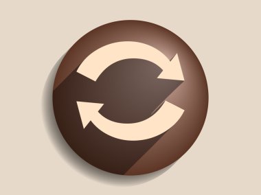 Döngüsel düz simgesi