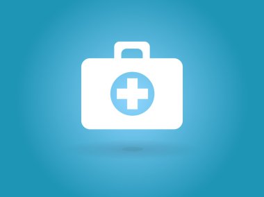 ambulanse düz simgesi