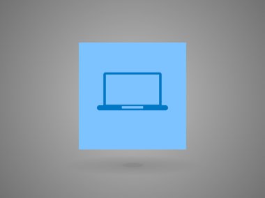 dizüstü düz simgesi