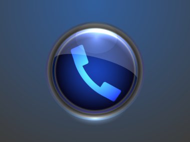 düz bir telefon simgesi