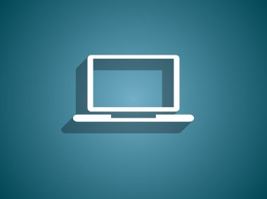 dizüstü düz simgesi