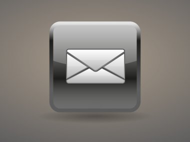 Mektubun düz simgesi