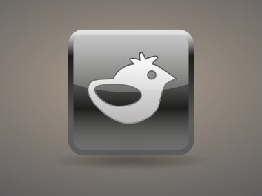 bir kuş düz simgesi