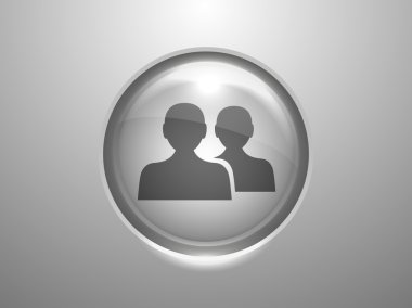 Takım çalışması, düz simgesi