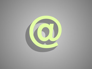 e-postanın düz simgesi