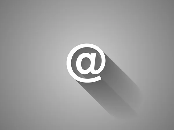 Platte pictogram van e-mail — Stockvector