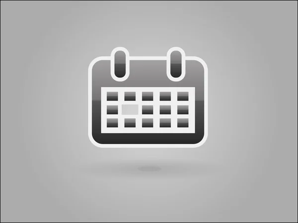 Flat icon of calendar — Stock Vector