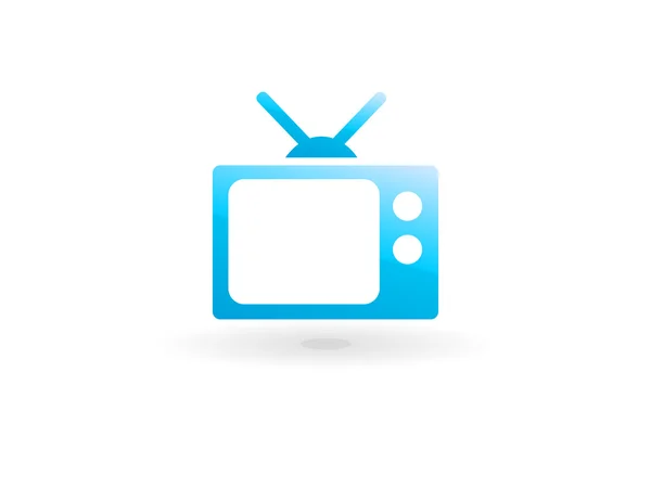 Płaski ikona TV — Wektor stockowy