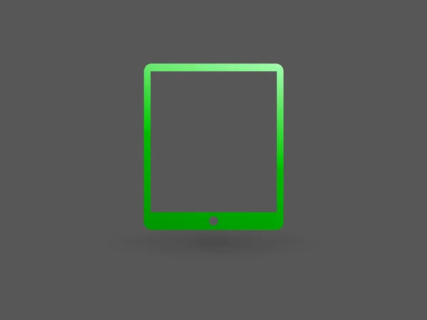 Icono plano de touchpad — Vector de stock