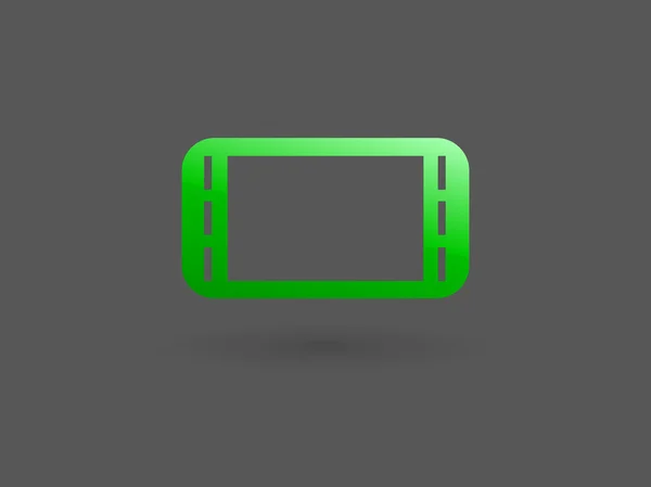 Icono plano de gamepad — Vector de stock