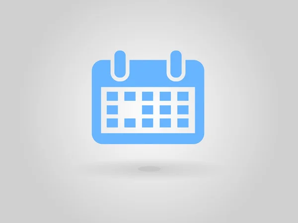 Icono plano del calendario — Vector de stock