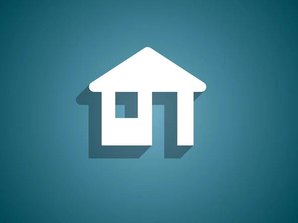 Plochý Ikona domova — Stockový vektor