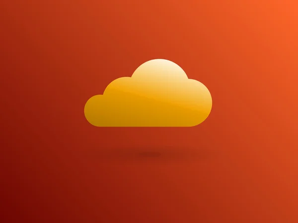 Cloud pictogram — Stockvector