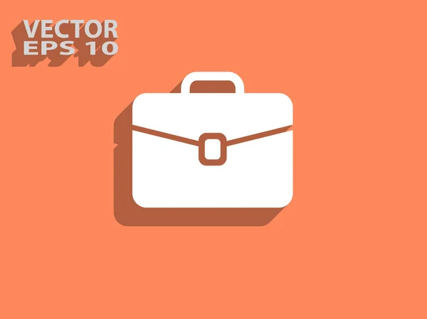 Icon of briefcase — Stock Vector