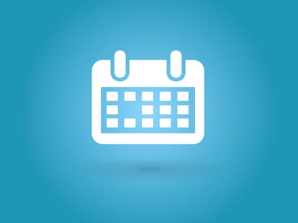 Icono plano del calendario — Vector de stock