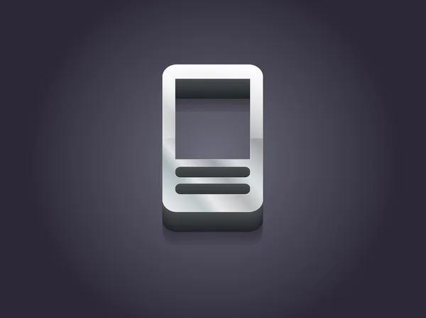 Flat ikonen för mobiltelefon — Stock vektor