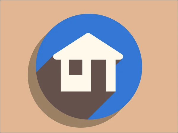 Плоская икона дома — стоковый вектор