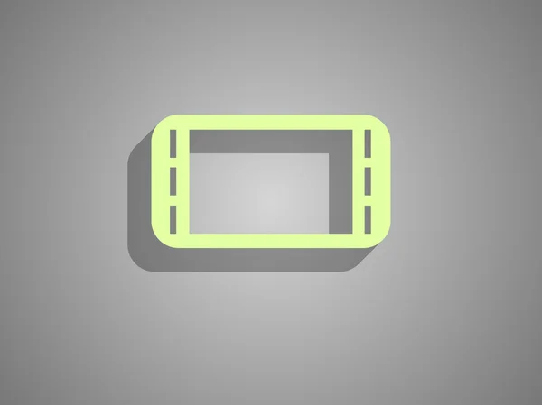 Icono plano de gamepad — Vector de stock