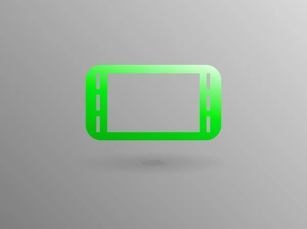 Icono plano de gamepad — Vector de stock