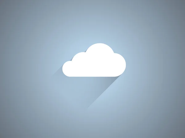 คลาวด์ไอคอน — ภาพเวกเตอร์สต็อก