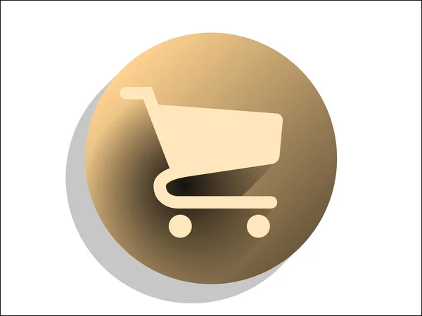 Icono de la cesta de la compra — Vector de stock