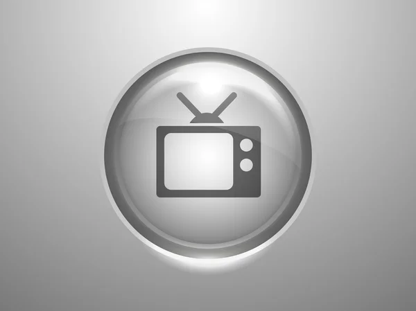 Pictogram van tv — Stockvector