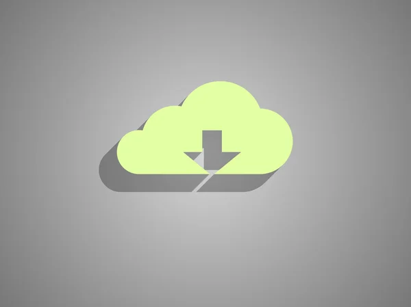 Cloud pictogram — Stockvector