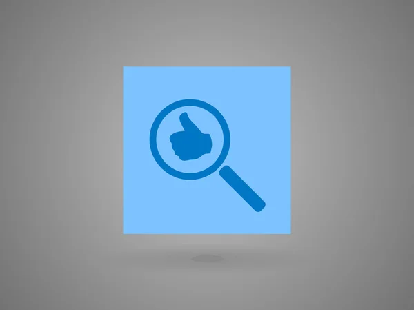 Approvals search icon — Stock Vector