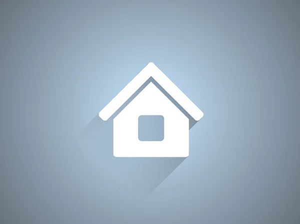 Плоска ікона будинку — стоковий вектор