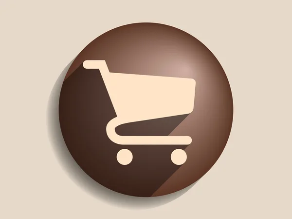 Icon of shopping cart — Stock Vector