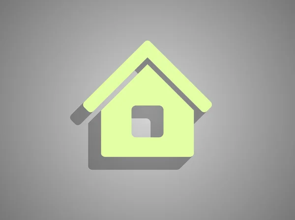 Flat icon of home — Stock Vector