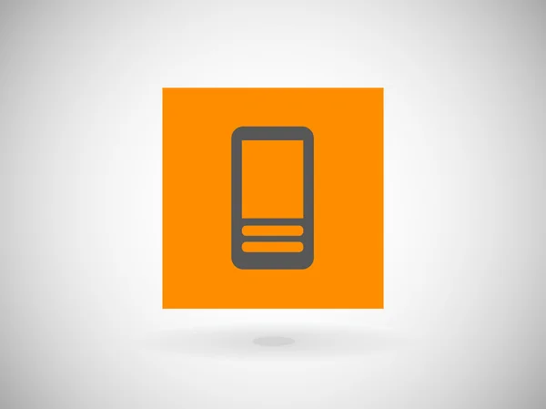Flat ikonen för mobiltelefon — Stock vektor
