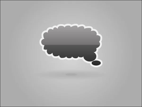 Icône plate d'une communication — Image vectorielle
