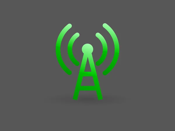 Vlakke pictogram van wifi — Stockvector