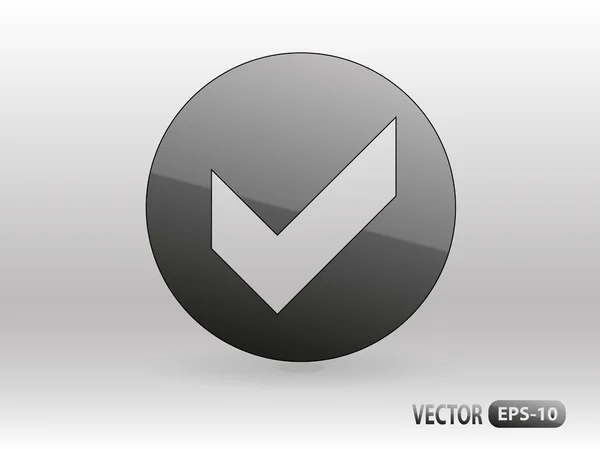 Icono de casilla de verificación — Vector de stock