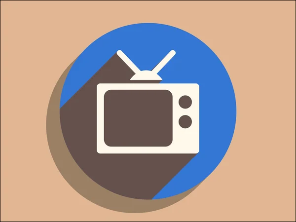 Pictogram van tv — Stockvector