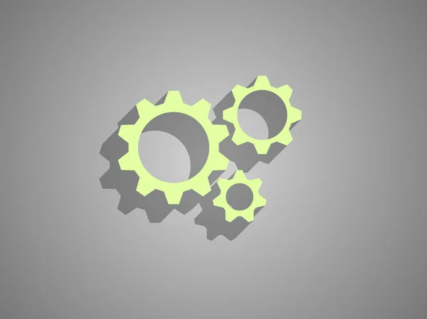 Gears icon — Stock Vector