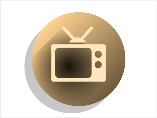 Icon of tv — Stock Vector