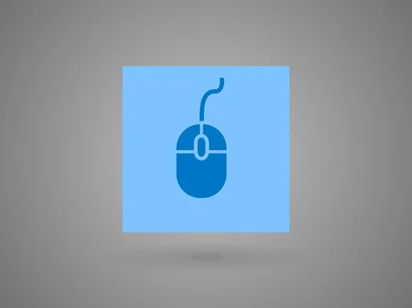 Flat ikonen för mus — Stock vektor