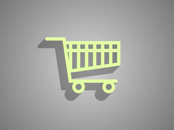 Icono gráfico de compras — Vector de stock