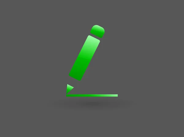 Flat ikonen för penna — Stock vektor