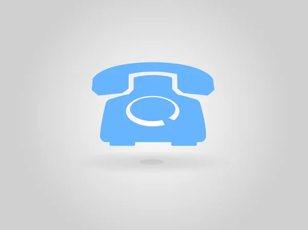 Ploché ikony telefonu — Stockový vektor